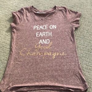 Maurice’s Peace on earth and good champagne tee